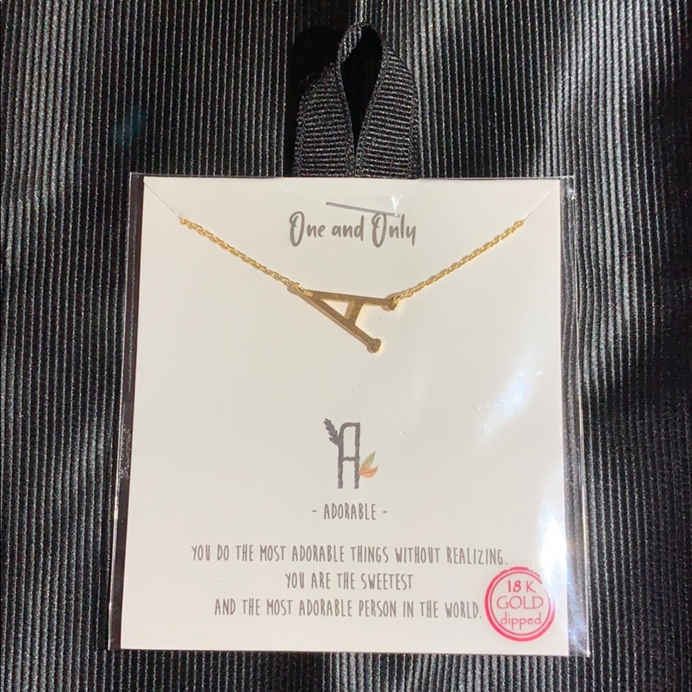 Initial Pendant Necklace